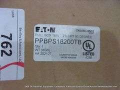 PALLET: EATON PPBPS18200 TB 18" X 2" PULL - BOX - 90 PC'S