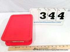 2 - GLASS PYREX STORAGE CONTAINER (MEDIUM) 2 X MONEY