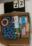 BOX: ASSORTED ELECTRONICS - BATTERIES, SENSORS