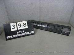 SMALL BLACK POLY 6-BIN ORGANIZER BIN