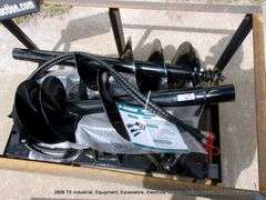 MOWER KING / AGT INDUSTRIAL SKID LOADER MOUNT HYDRAULIC AUGER - 6", 12", 14"