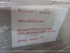 PALLET: EATON PPBPS36400 TB 36" X 4" PASS - THRU PULL - BOX - 24 PC'S