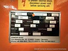 KEMPER 91814 SUCTION AND FILTER UNIT