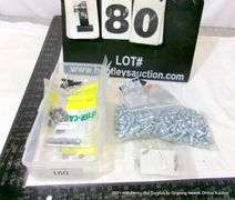 12 - MISC. BINS OF SCREWS 12 X MONEY