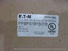 PALLET: EATON PPBPS18150 TB 18" X 1.5" PULL - BOX - 99 PC'S