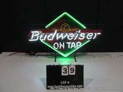 BUDWEISER ON TAP DIAMOND, 20" X 30"