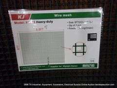 KJ ALL-METAL GREEN POWDER CRATED WIRE MESH PANELS - 5' X 5' X 6" (3X MONEY)