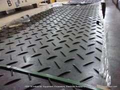 IRANCH IRGPM GROUND PROTECTION MATS - 4' X 8' X 1/2" - DIAMOND PLATE PATTERN - (14 SHEETS X MONEY)