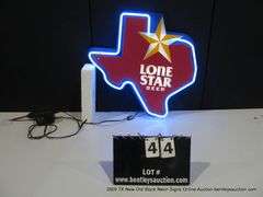 LONE STAR BEER, 17" X 21"