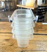 4 - PLASTIC CAMBRO BINS