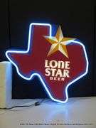 LONE STAR BEER, 17" X 21"