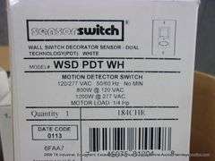 BOX: PASSIVE SENSOR SWITCH OCCUPANCY SENSORS