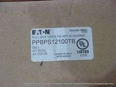 PALLET: EATON PPBPS12100 TB 12" X 1" PULL - BOX - 100 PC'S