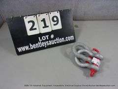 JK ALL METAL KG45 HEAVY DUTY STEEL SHACKLES /LIFTING SHACKLES - 6-1/2 TON X 7/8" (2X MONEY)