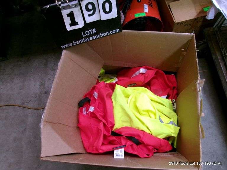 BOX: ASSORTED VEST A SHIRTS