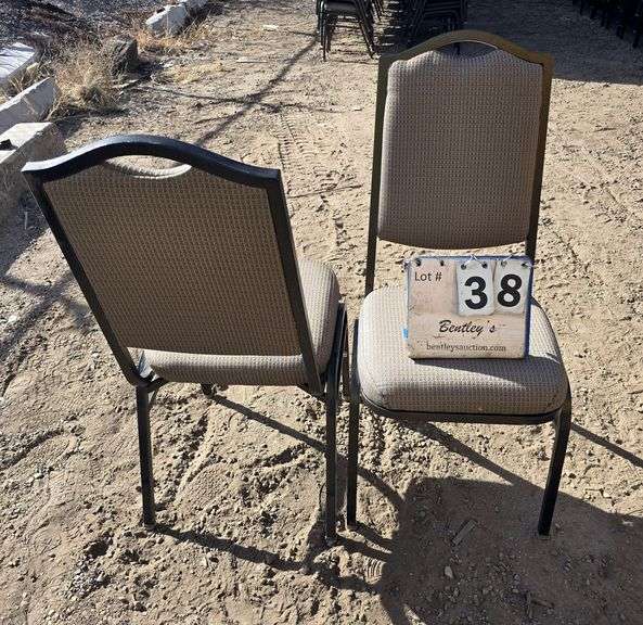 COMFORT FOAM STACKABLE CHAIRS - BROWN (24X MONEY)
