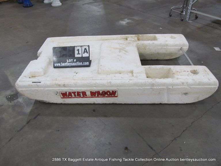 WATER WAGON SINGLE PERSON STYROFOAM FISHING FLOATING BOAT