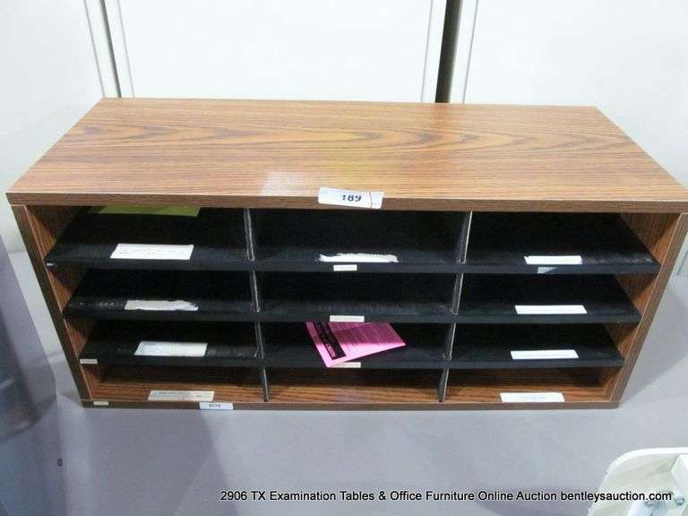 FELLOWES LITERATURE ORGANIZER W/ 12 LETTER SIZED COMPARTMENTS
