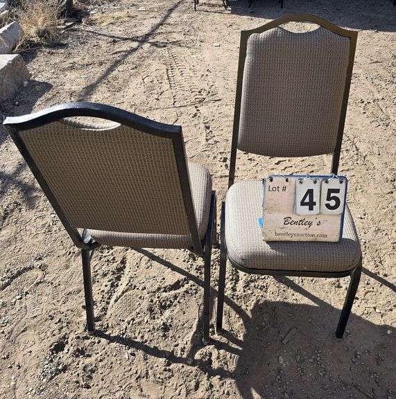 COMFORT FOAM STACKABLE CHAIRS - BROWN (24X MONEY)