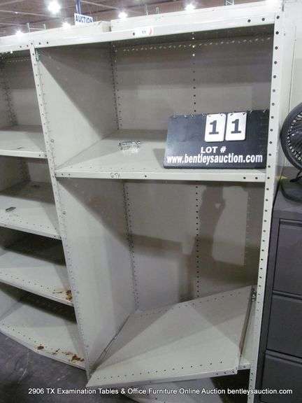 REPUBLIC 36" X 24" X 73" TAN PAINTED UPRIGHT STEEL COMMERCIAL SHELVING - 5 PANELS