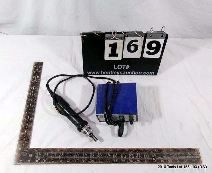 KOLVER ELECTRIC SCREWDRIVER SYSTEM W/ POWER SUPPLY