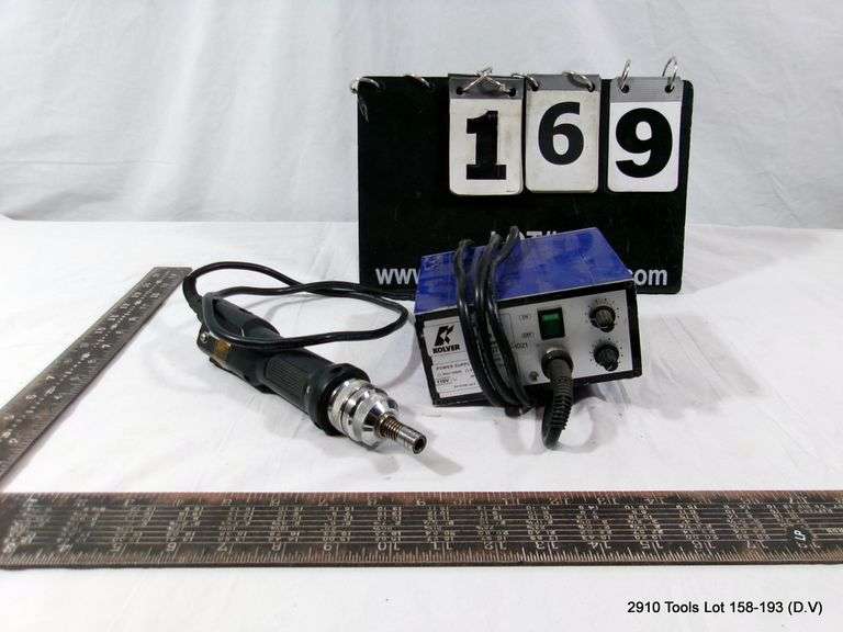 KOLVER ELECTRIC SCREWDRIVER SYSTEM W/ POWER SUPPLY