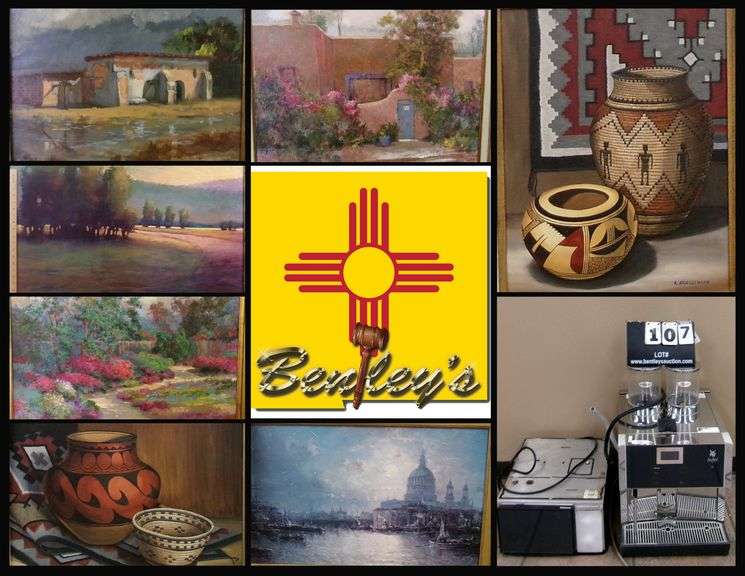 2923-NM Private Art Collection, Furniture & Vintage Glassware Online Auction