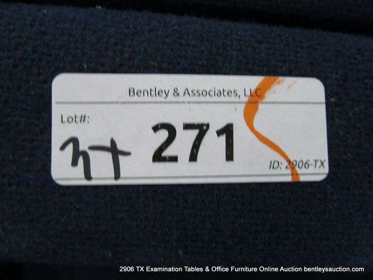 3 - SIDE CHAIRS: BLUE UPHOLSTERED, BLACK METAL, BLACK UPHOLSTERED, 3 X MONEY