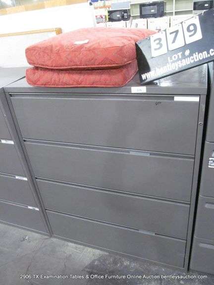 4 DRAWER METAL LATERAL FILE CABINET