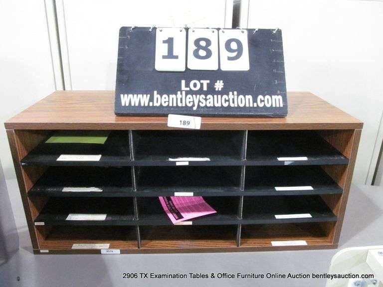 FELLOWES LITERATURE ORGANIZER W/ 12 LETTER SIZED COMPARTMENTS