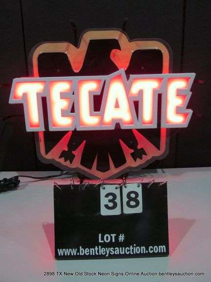 TECATE 3-D EAGLE, 24" X 20"