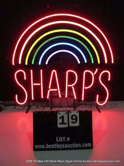 SHARPS RAINBOW, 25" X 25"