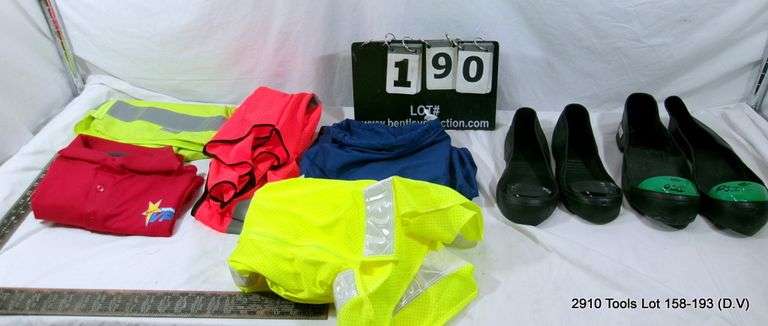 BOX: ASSORTED VEST A SHIRTS