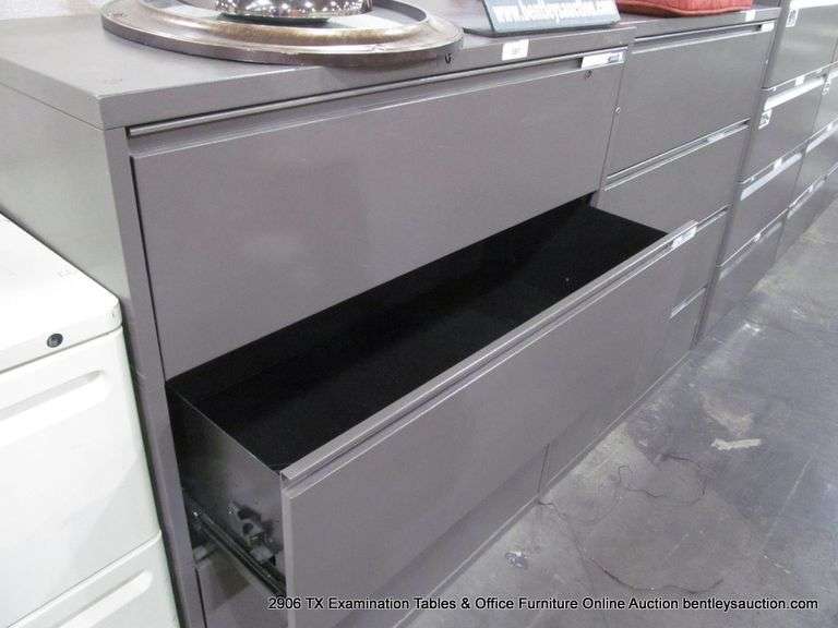 4 DRAWER METAL LATERAL FILE CABINET