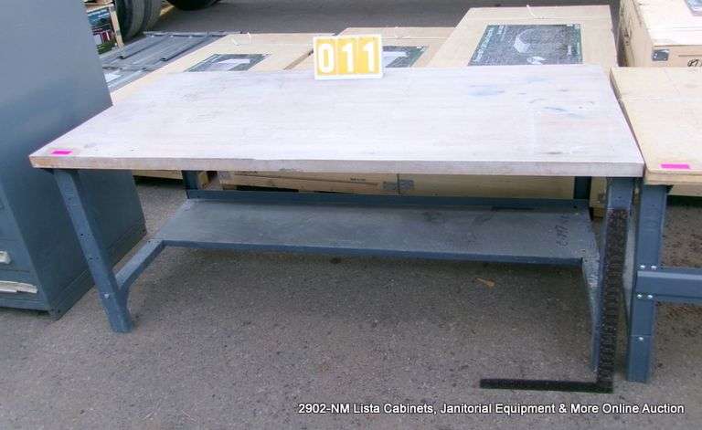 BUTCHER BLOCK WORKBENCH/TABLE, 30" X 36" X 72"