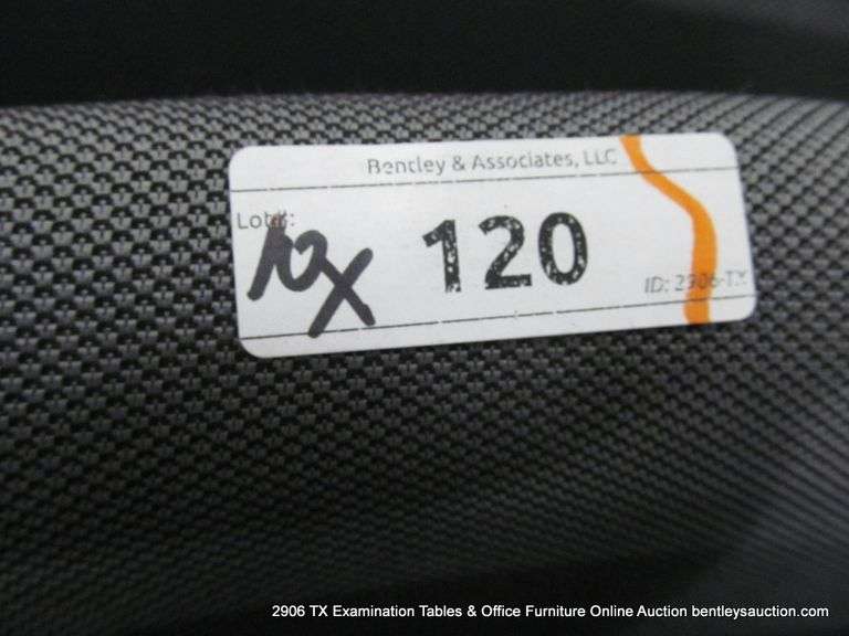 HON CUSHIONED ROLLING OFFICE CHAIRS W/ FOLD-UP SEAT - GRAY (10X MONEY)