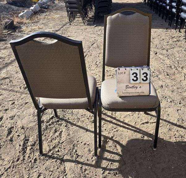 MTS COMFORT FOAM STACKABLE CHAIRS - BROWN (24X MONEY)