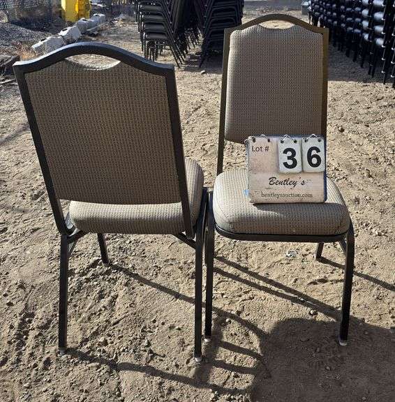 MTS COMFORT FOAM STACKABLE CHAIRS - BROWN (24X MONEY)