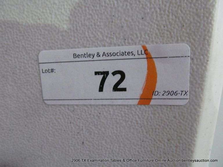 WHITE POLY FOLDING TABLE, 72" X 29-1/2"