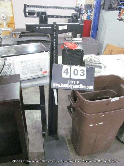 HEALTH O METER HEIGHT & WEIGHT SCALE, BLACK