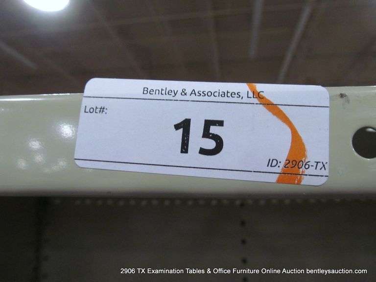 REPUBLIC 36" X 24" X 73" TAN PAINTED UPRIGHT STEEL COMMERCIAL SHELVING - 5 PANELS - BOTTOM PANEL BEN