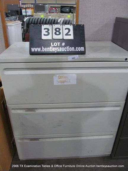 3 DRAWER METAL LATERAL FILE CABINET
