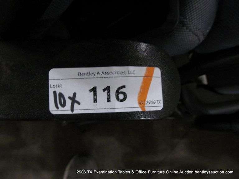 HON CUSHIONED ROLLING OFFICE CHAIRS W/ FOLD-UP SEAT - GRAY (10X MONEY)