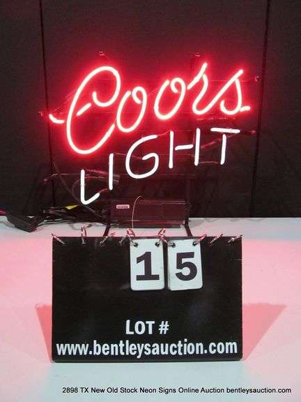 COORS LIGHT, 19" X 20"