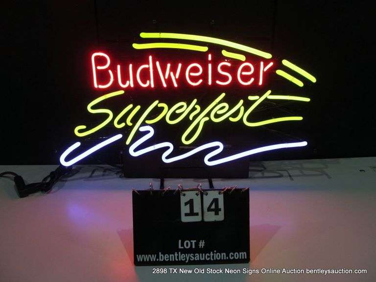 BUDWEISER SUPERFEST, 19" X 31"