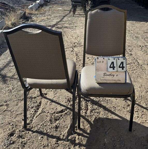 COMFORT FOAM STACKABLE CHAIRS - BROWN (24X MONEY)