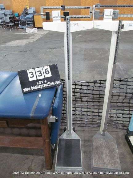 DETECTO WEIGHT SCALE W/ HEIGHT MEASURE