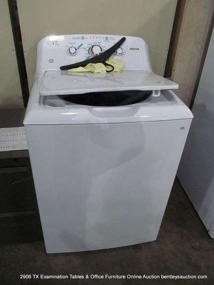 GE TOP-LOADING WASHING MACHINE - WHITE MODEL: GTW335ASN2WW, S/N: GT129091G