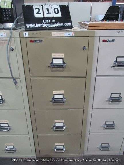 FIREKING RECORD PROTECTION FILING CABINET, 4 DRAWER