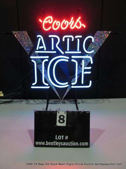 COORS ARTIC ICE, 24" X 24"